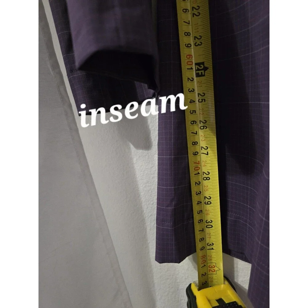 Nike Golf Women’s Size 8 Purple Plaid Bootcut Flare Pants NWOT
